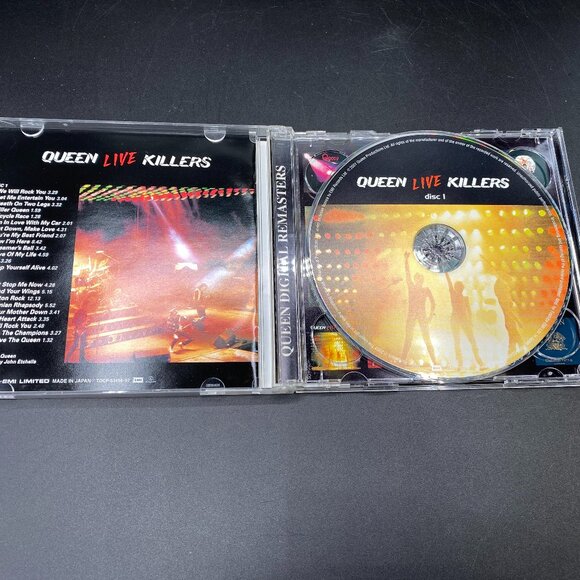 TOCP-53456/57 Queen Live Killers 2 CD Set Remastered Parlophone w/ OBI - Picture 3 of 12